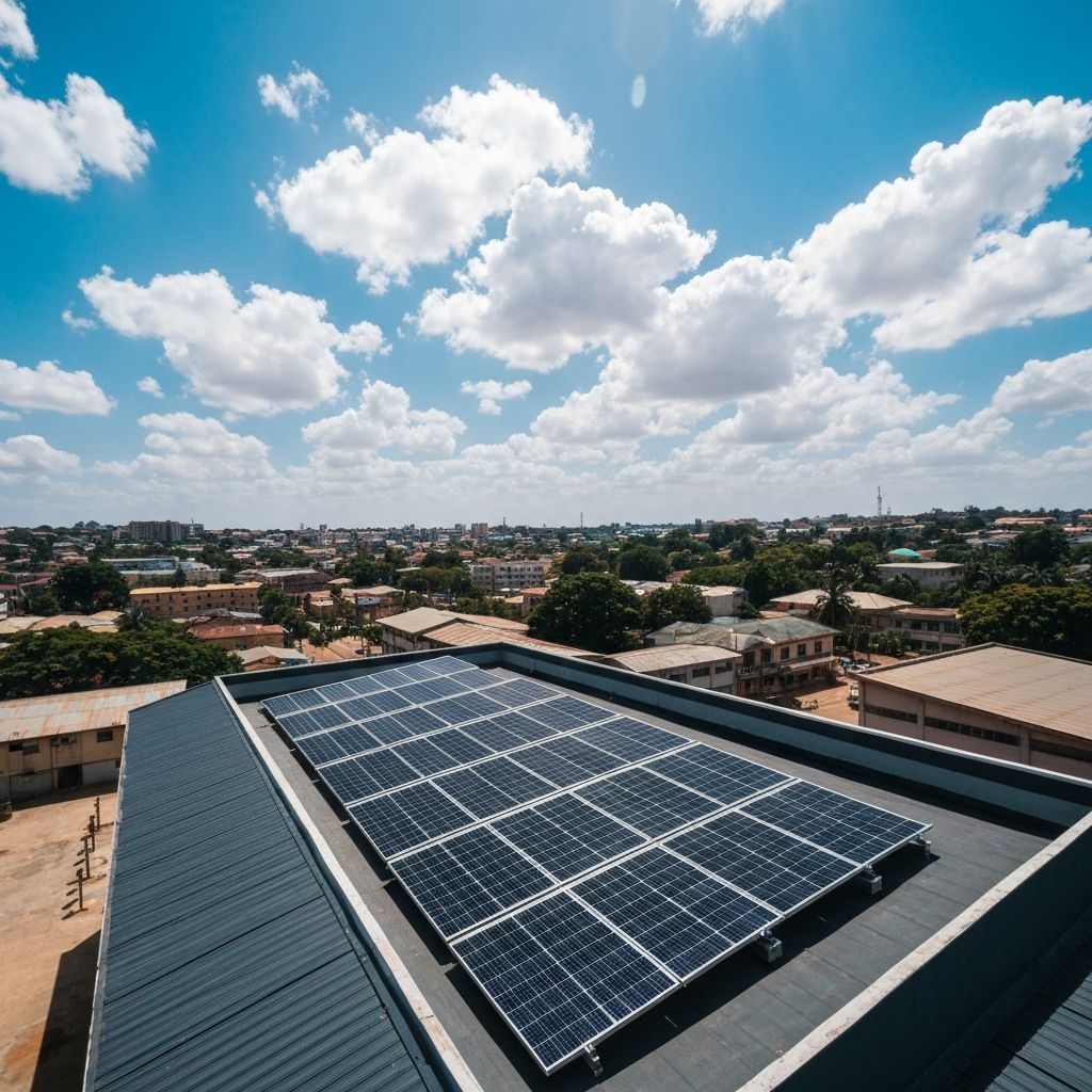 Solar panels installation