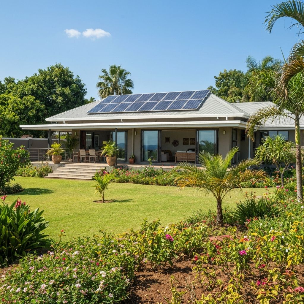 Installation solaire residentielle